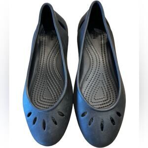 Crocs Women’s Size 7 Black Ballet Flat Style Shoes